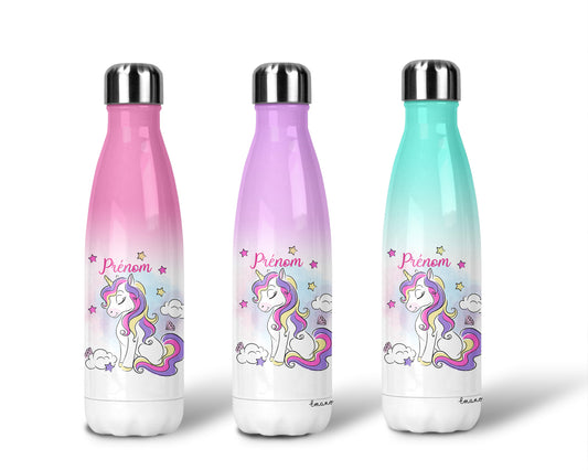Explorez la féérie avec notre Gourde Licorne : votre compagnon magique pour rester hydraté en beauté !