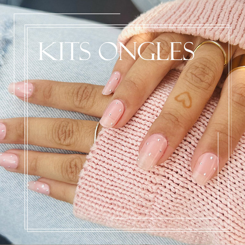 ✨ Kit d'ongles Gel semi durci