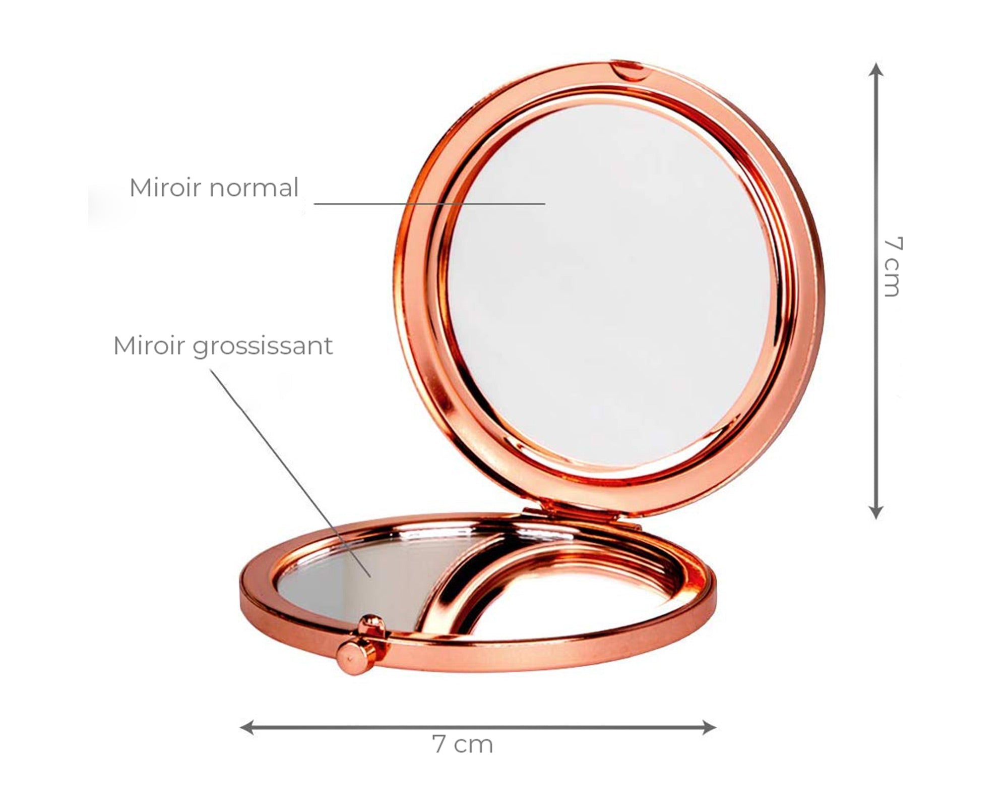 Miroir Hippopotame ★ personnalisé