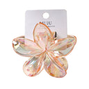 Pince à Cheveux Fleur – Couleurs Pastel Iridescentes
