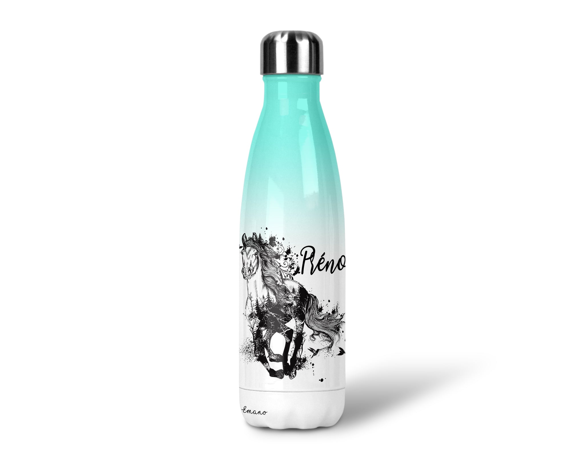 Gourde isotherme personnalisable- Cheval