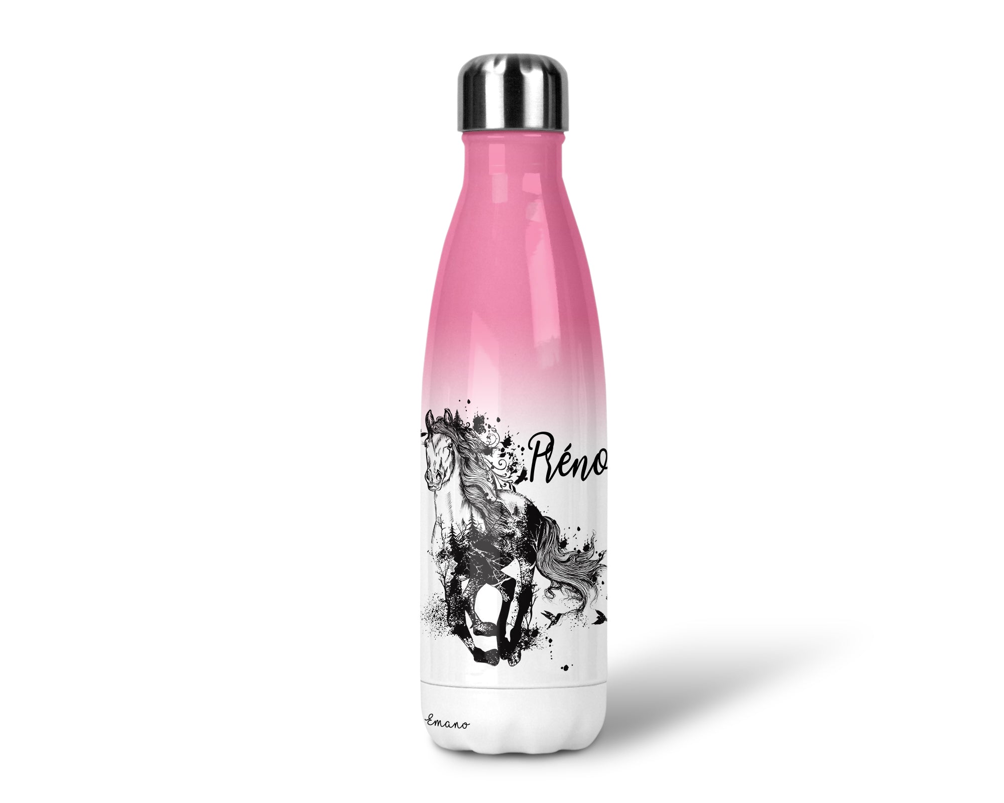 Gourde isotherme personnalisable- Cheval