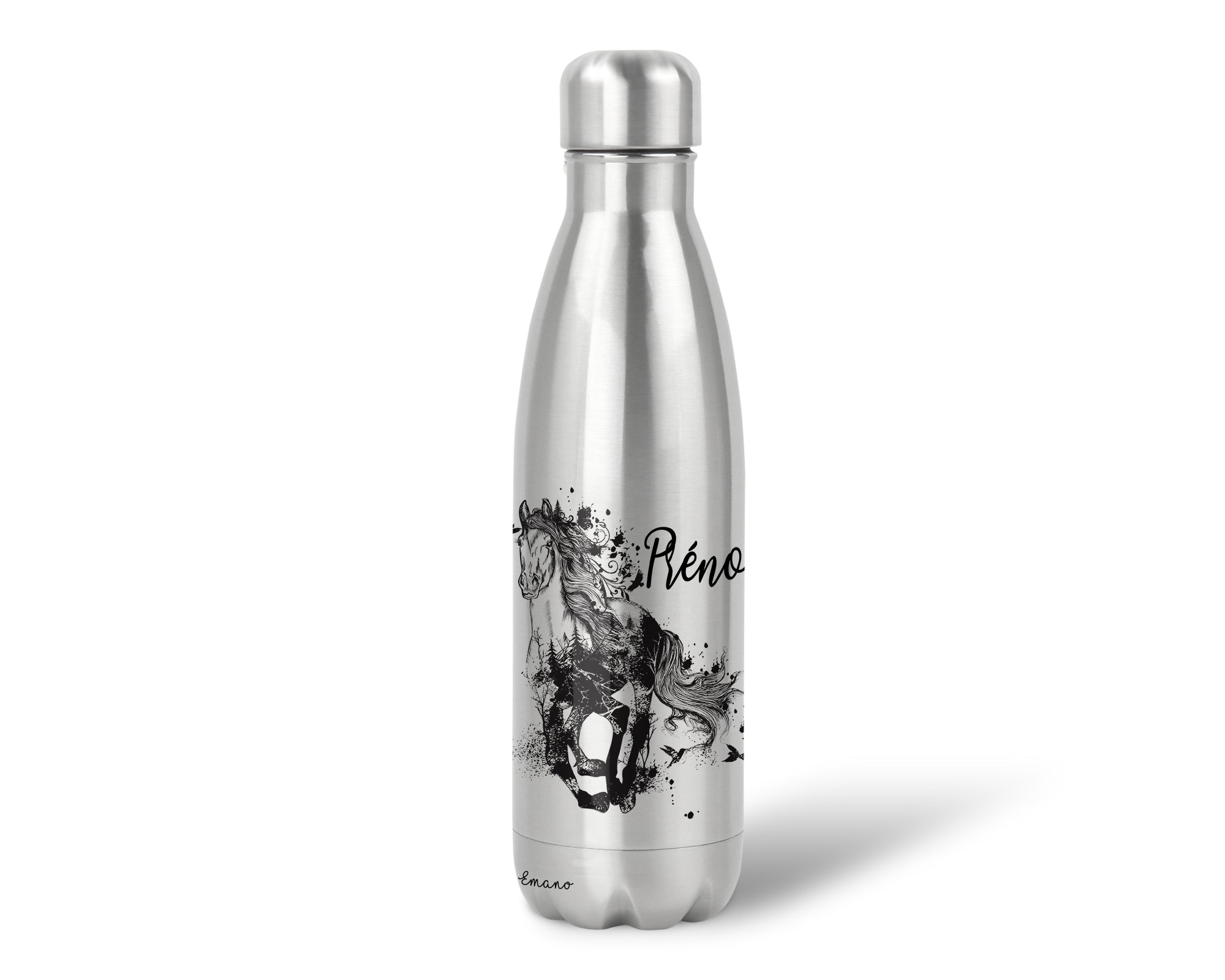 Gourde isotherme personnalisable- Cheval