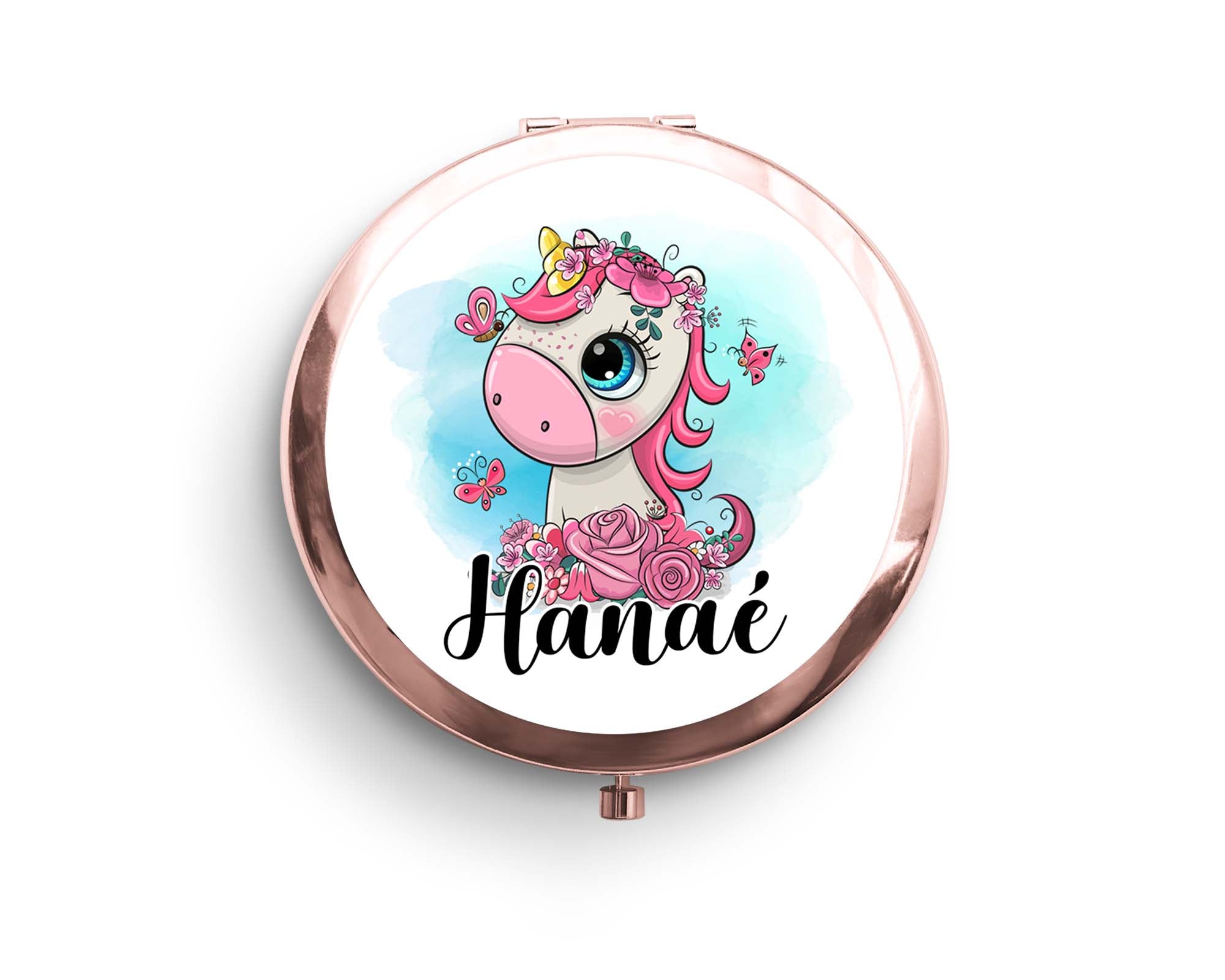 Miroir personnalisé licorne