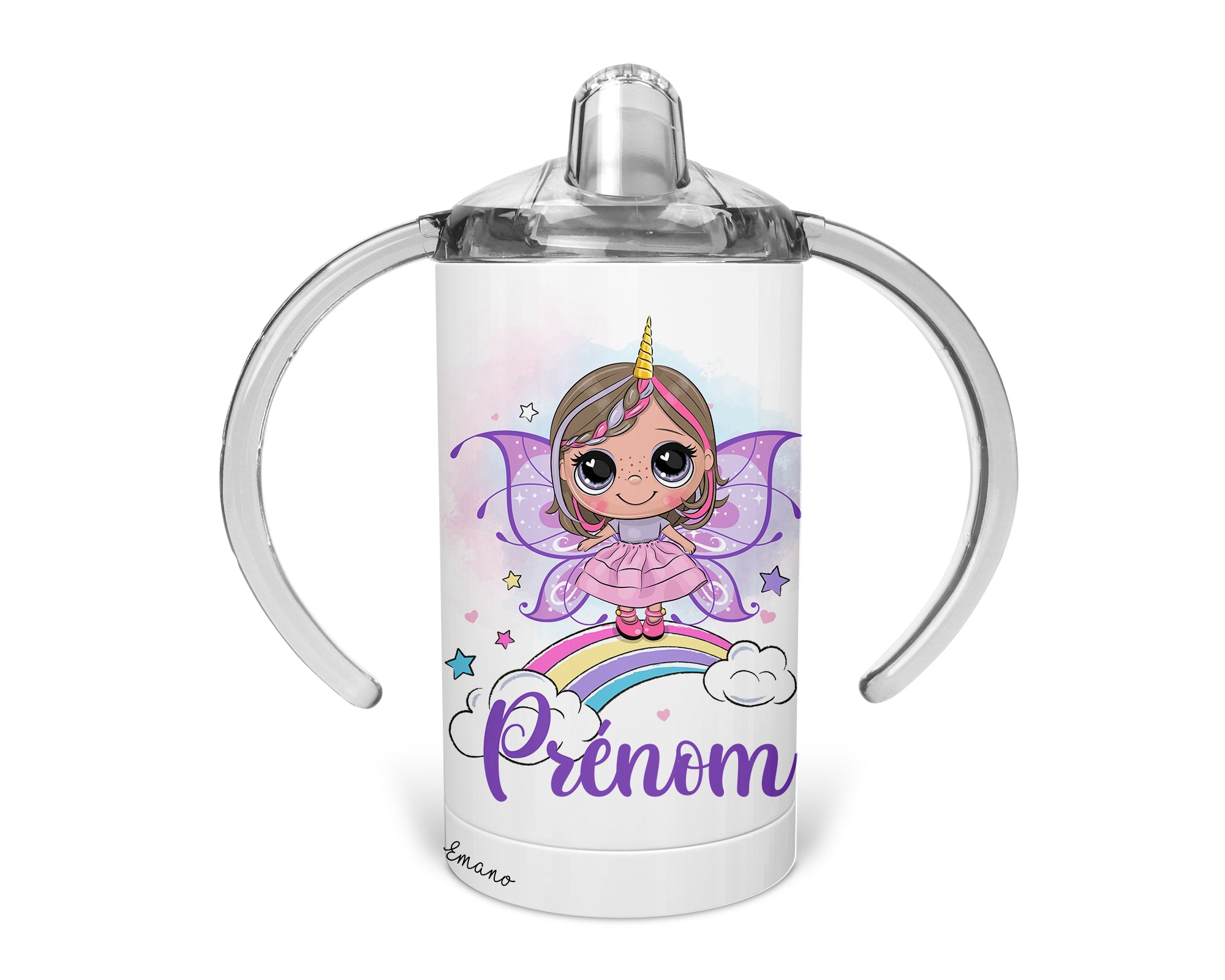 Verre bébé isotherme personnalisable- Fée