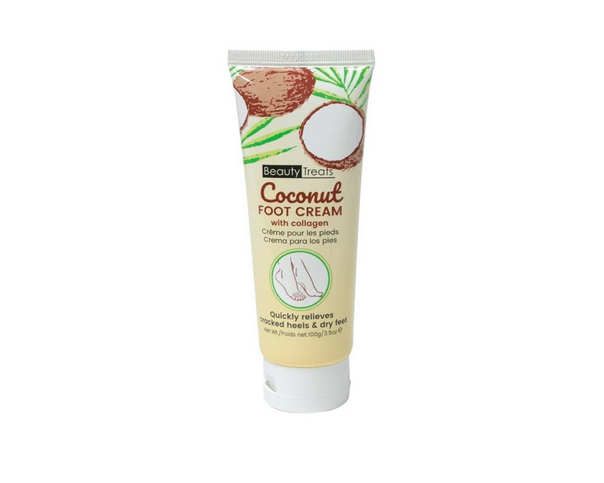 Crème pour les pieds à la coco